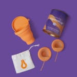 Menstruationsscheibe kaufen PapayaDisc in zwei Größen kaufen.
