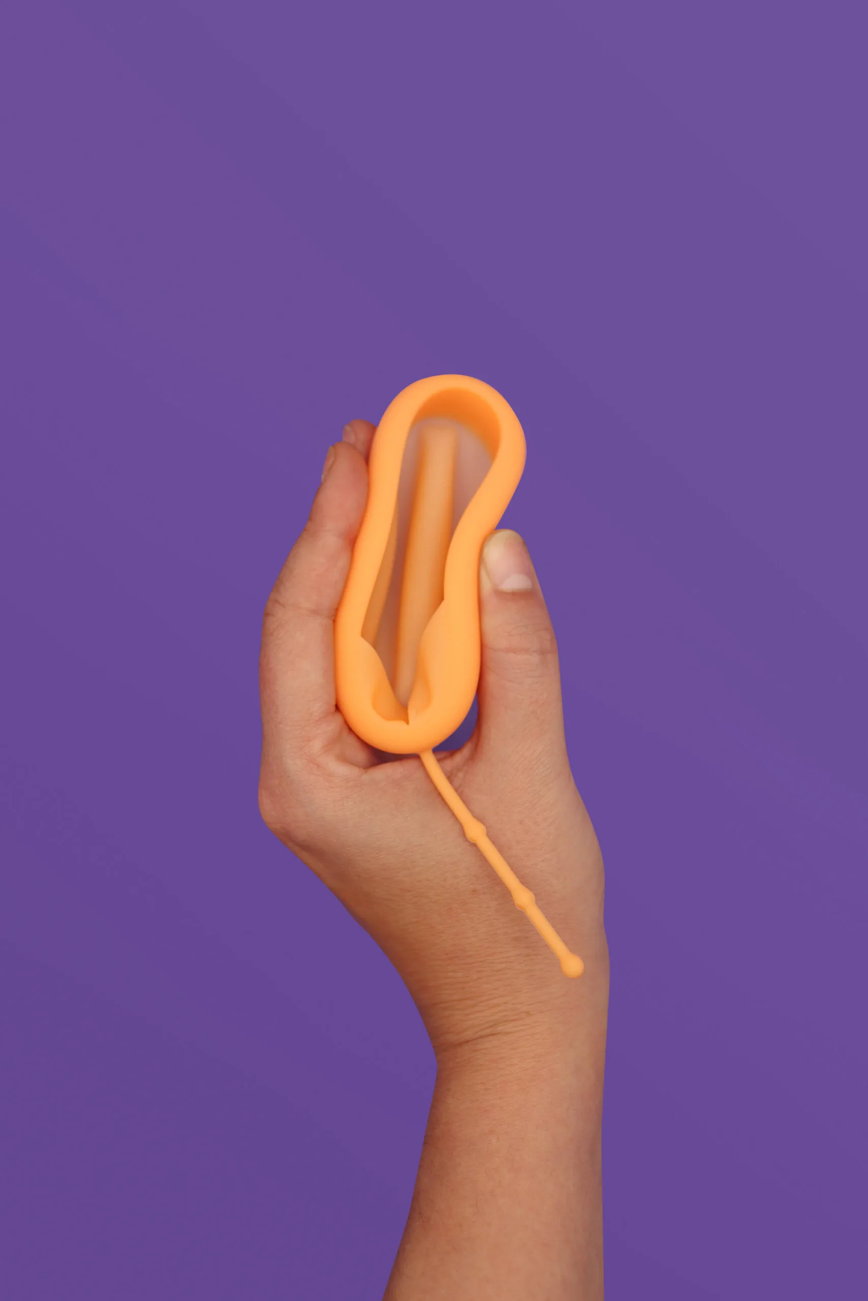 Menstruationsscheibe einsetzen