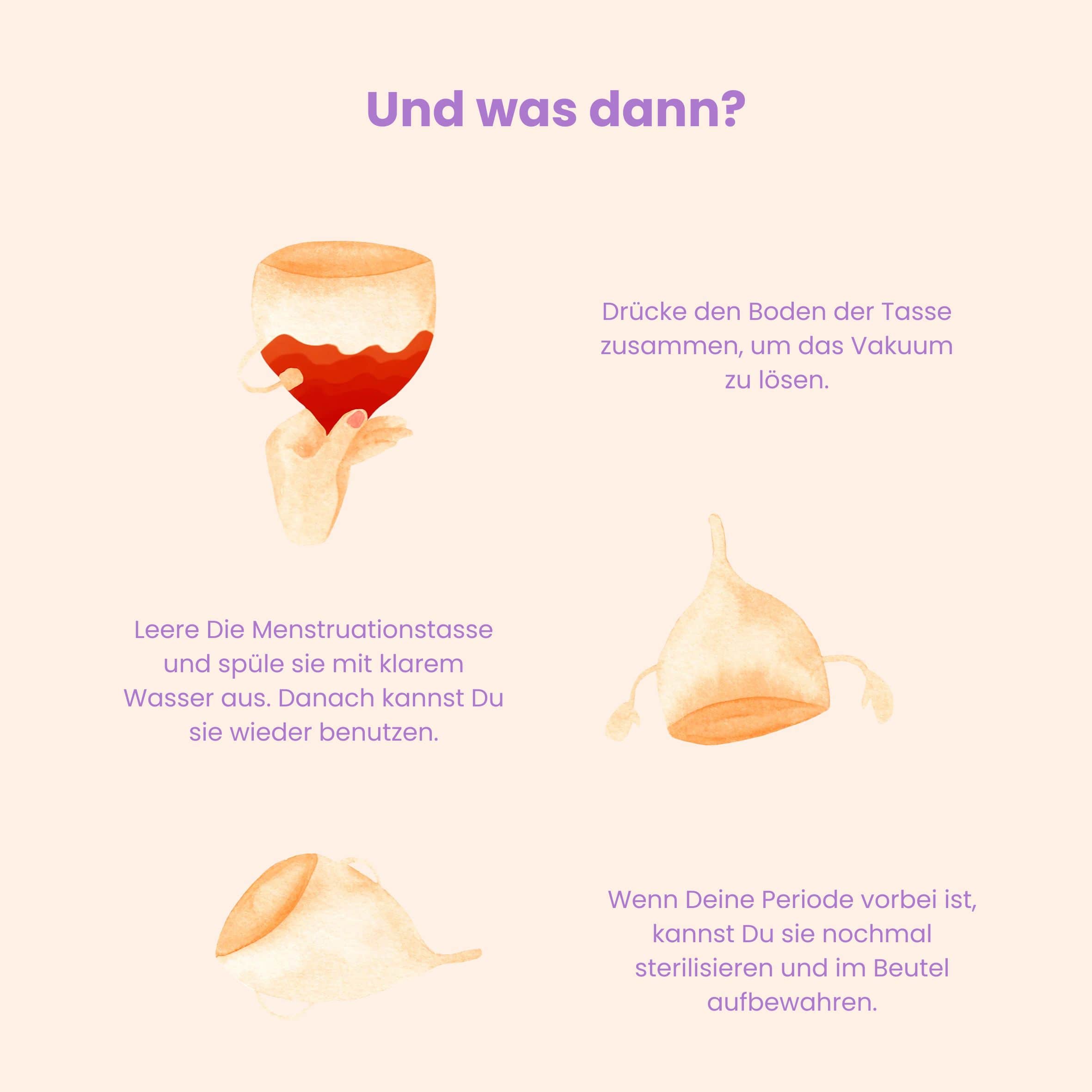 Handbuch Menstruationstasse reinigen