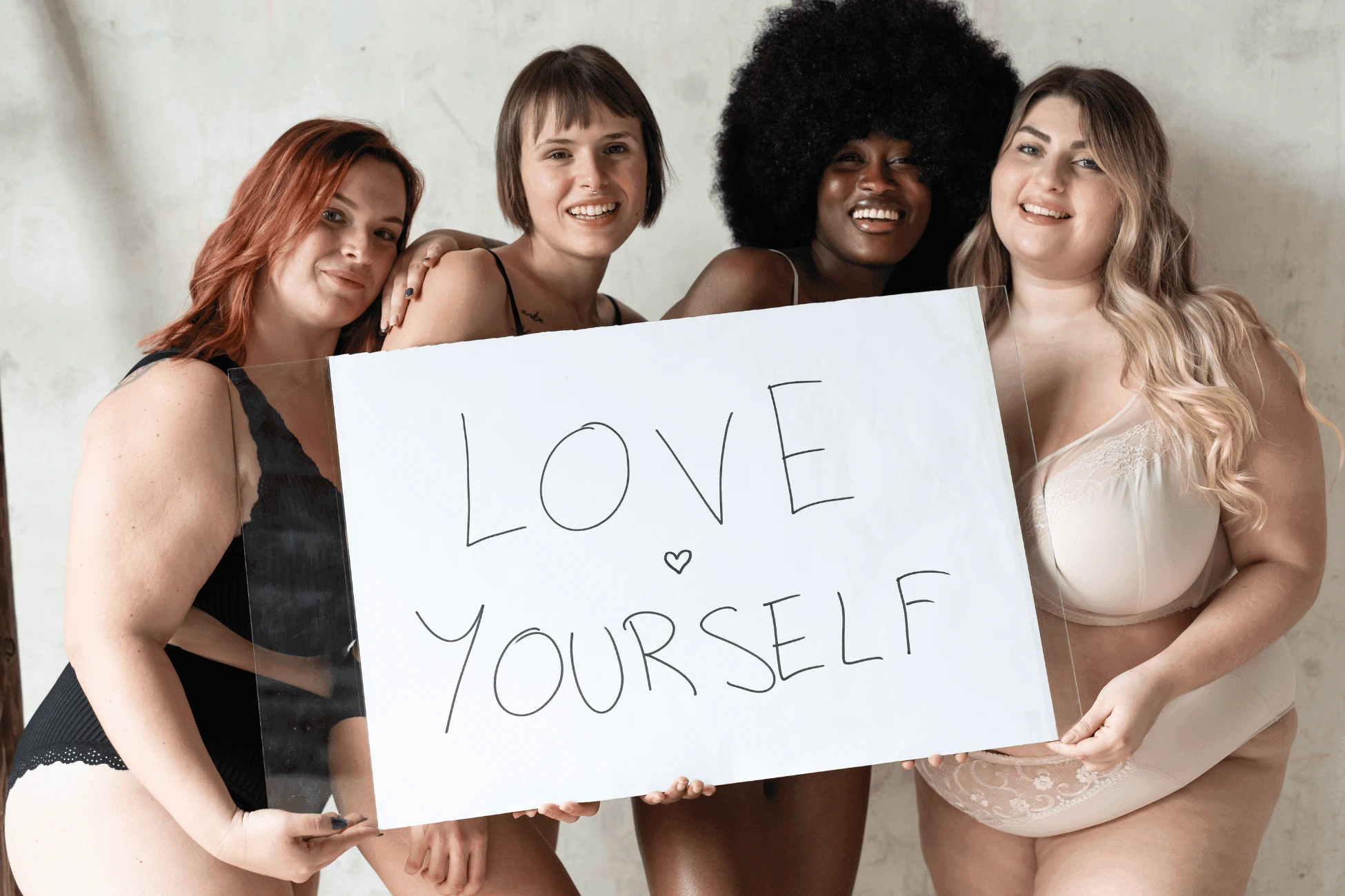 Illustration about learning self-love, selflove for everyone and positive thoughts by Papayacup