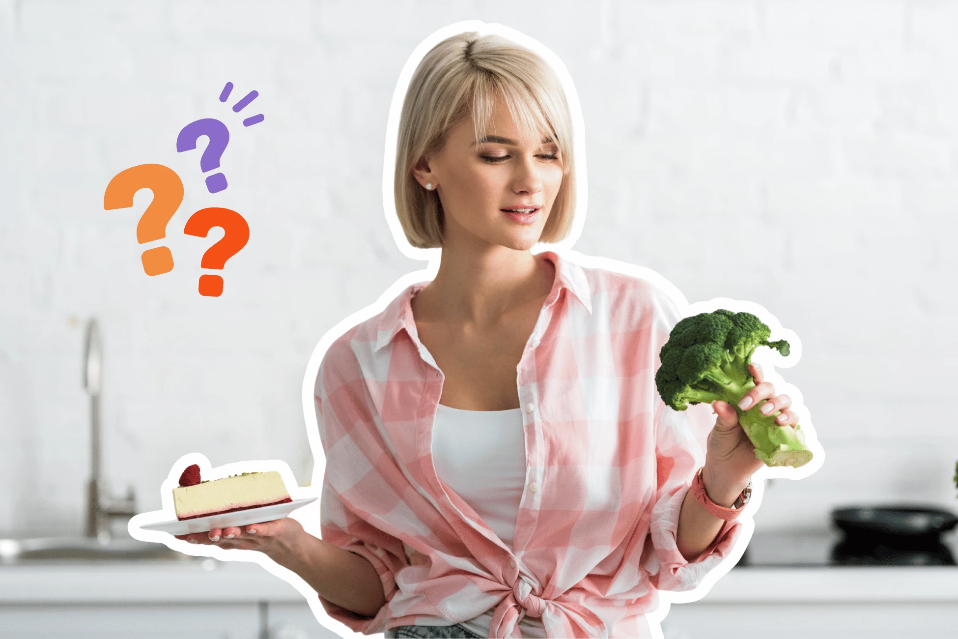 Plate with fresh vegetables, fruits and natural ingredients