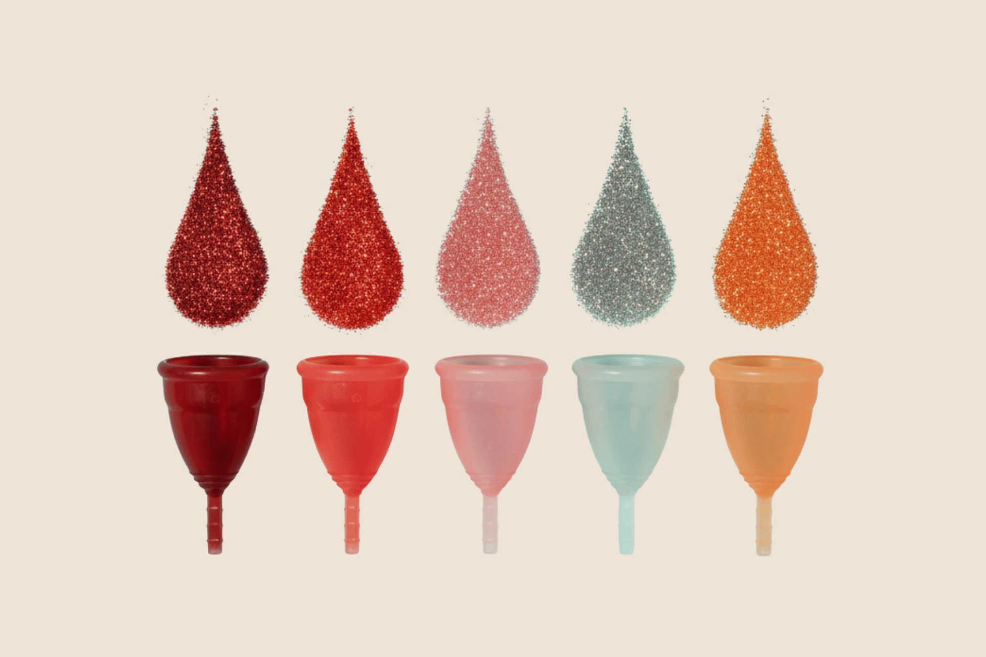 Illustrazione relativa al colore del sanguinamento mestruale