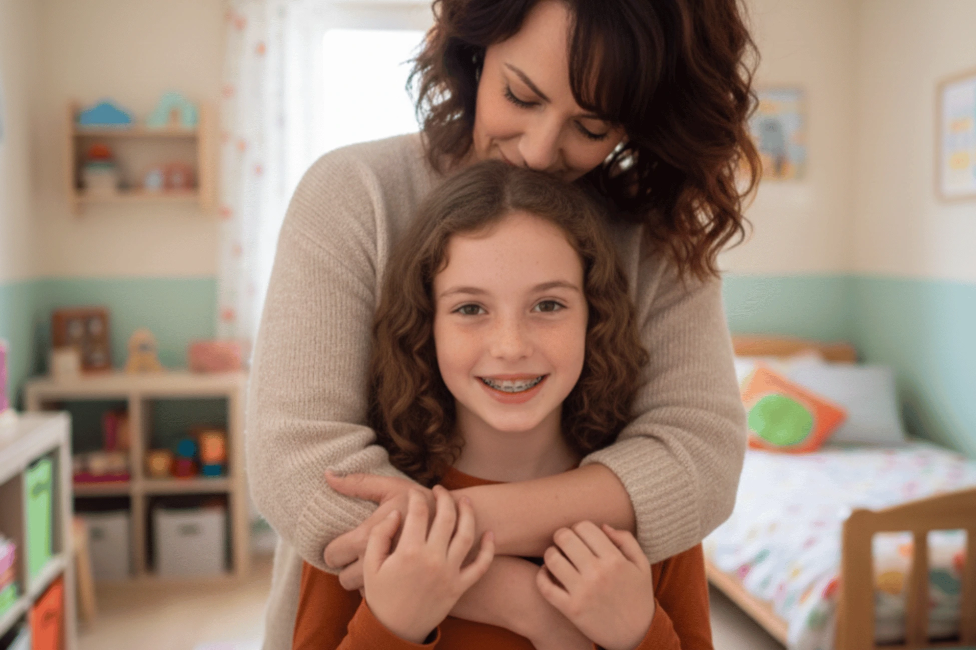 Femme regardant un calendrier dans un cadre calme
