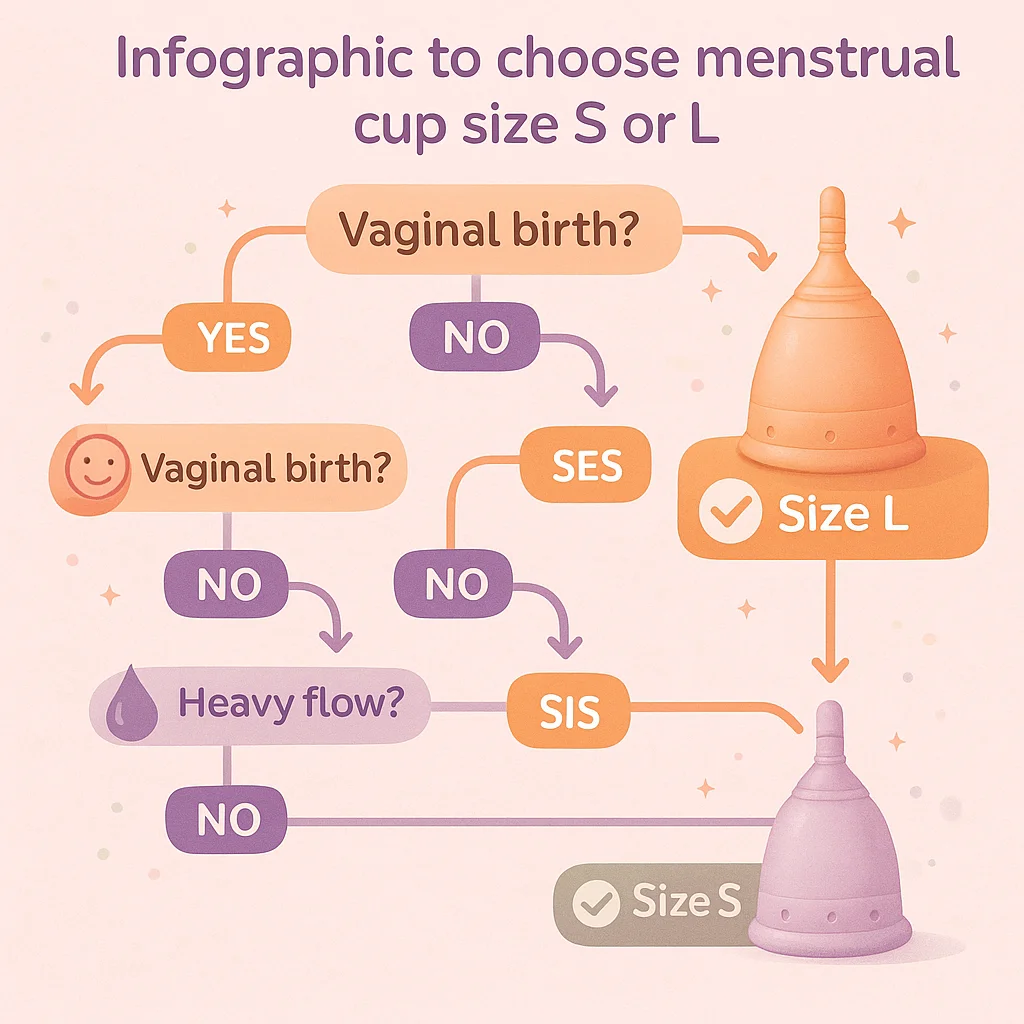 Infographic on choosing your bra size based on your lifestyle