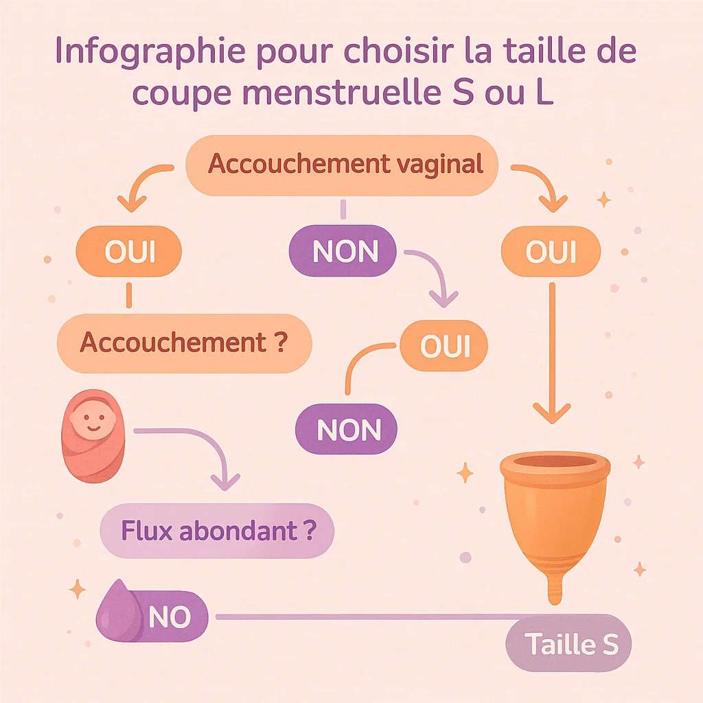 Infographie sur le choix de la taille de votre bonnet en fonction de votre mode de vie