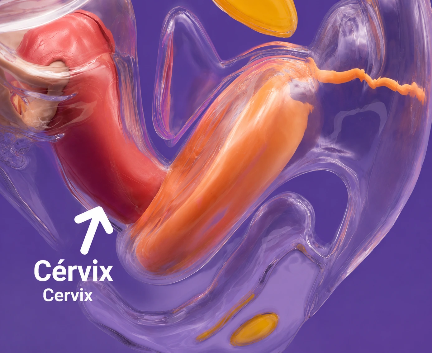 Infografia donde esta la cérvix