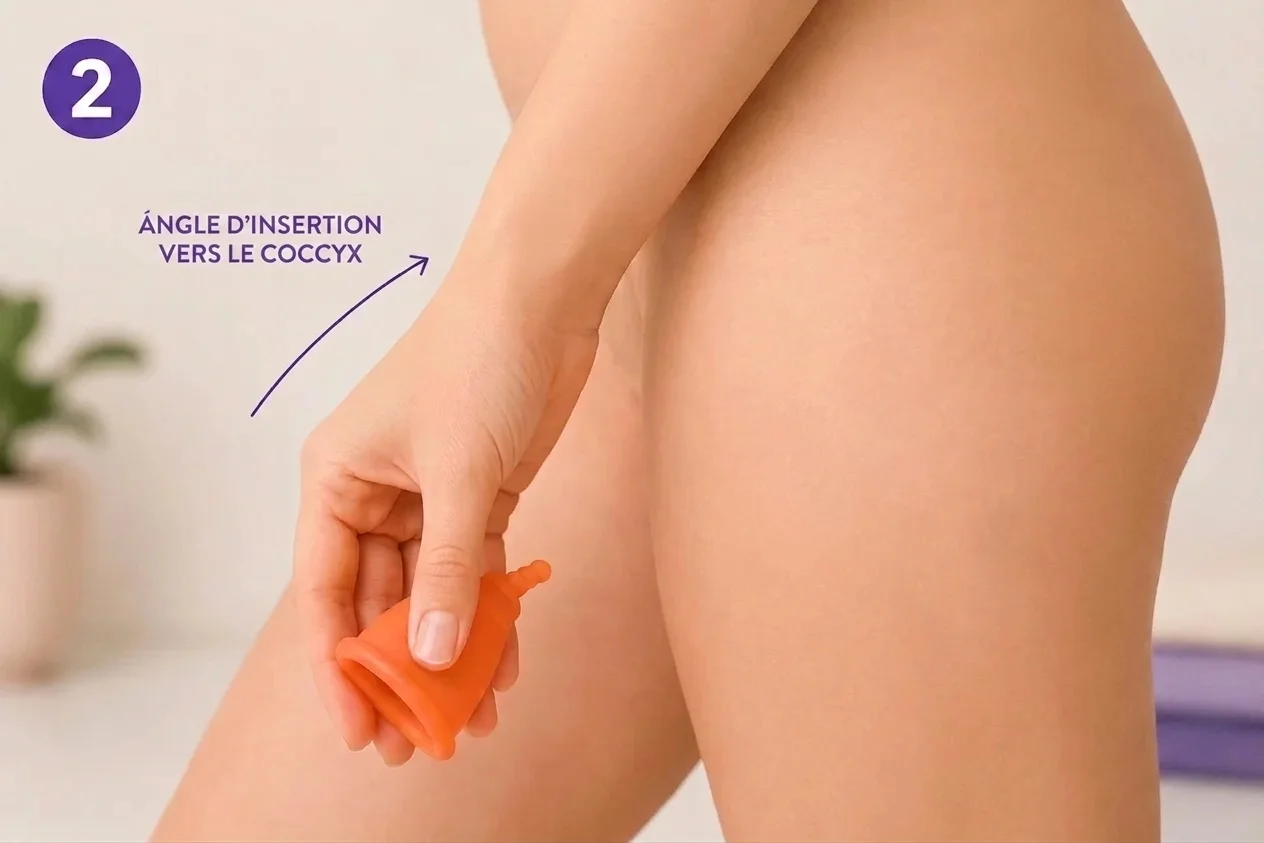 étape 2 comment savoir si tu as bien mis la coupe menstruelle papayacup