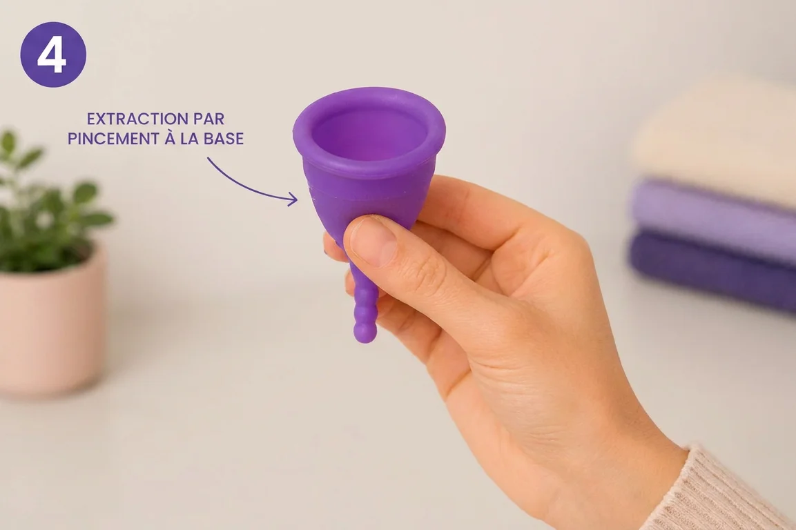 infographie comment savoir si vous avez bien mis la coupe menstruelle papayacup