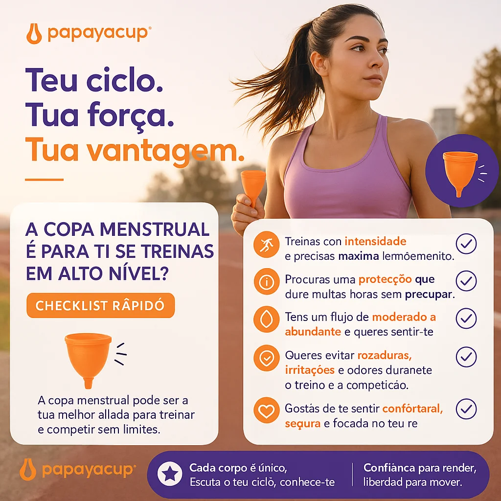Infografia onde se explican hechos para saber si la copa menstrual esta hecha para tus comodidades