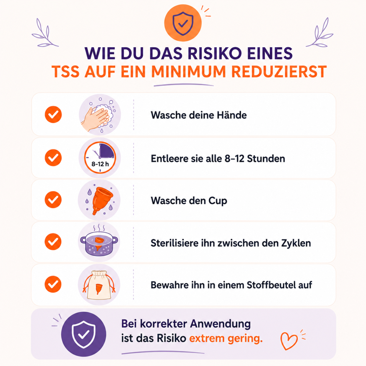 infografia en aleman sobre reduci r riesgos sst