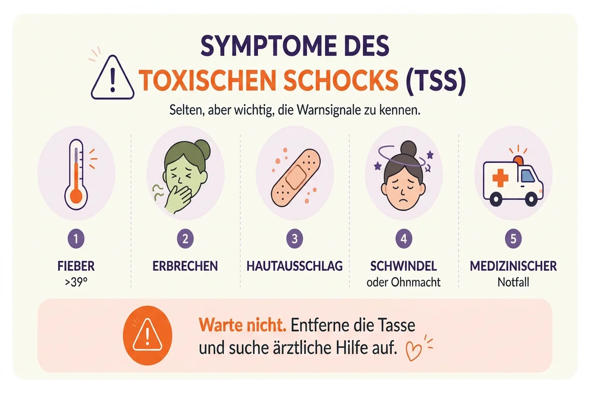 Infografik, die erklärt, welche Symptome des SST nicht ignoriert werden sollten