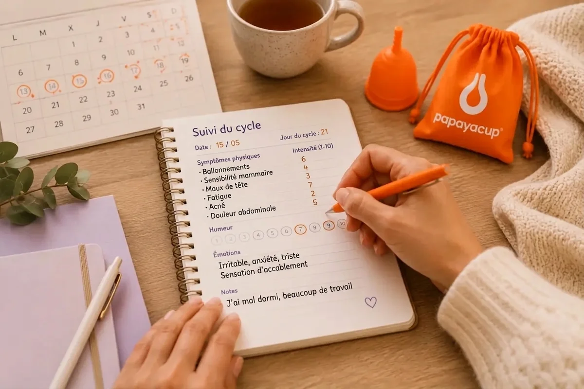 journal des symptômes spm tdpm papayacup