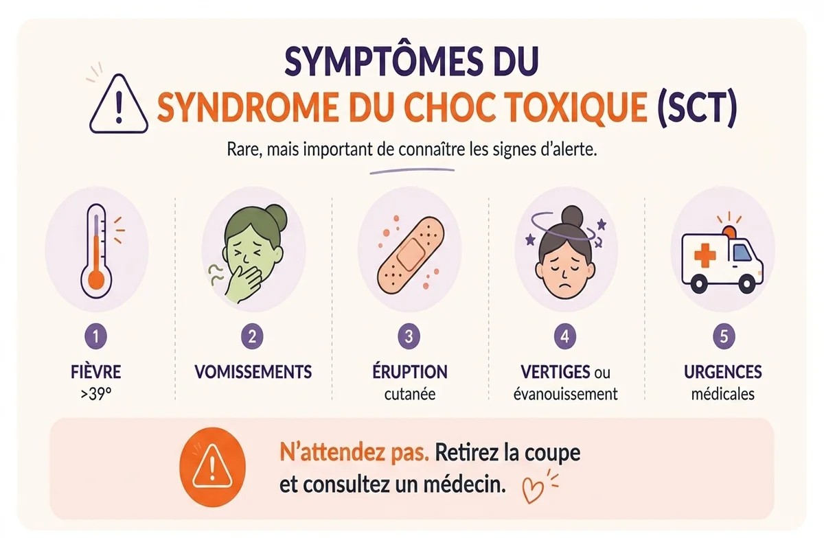 infographie qui explique quels symptômes ne pas ignorer du SST