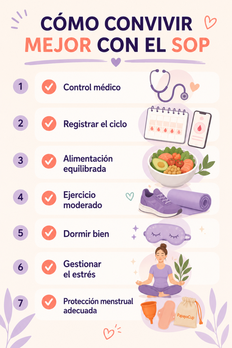 infografia sobre como convivir con el SOP