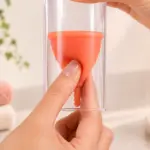 imagen que representa como quitar la copa sin dolor