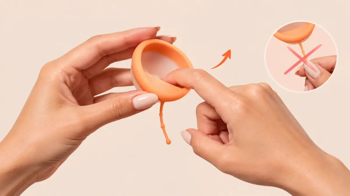 como extraer el disco menstrual